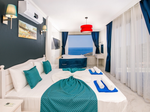 gece  -  Kasım
  | Kalkan İslamlar'da Doğa Manzaralı ve Korunaklı Lüks Villa  Jakuzili 3 Süit Odalı 6 Kişilik Tatil Villası